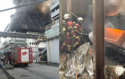 Bomba extinguishes blaze that razed 40% of Pasir Gudang palm oil factory