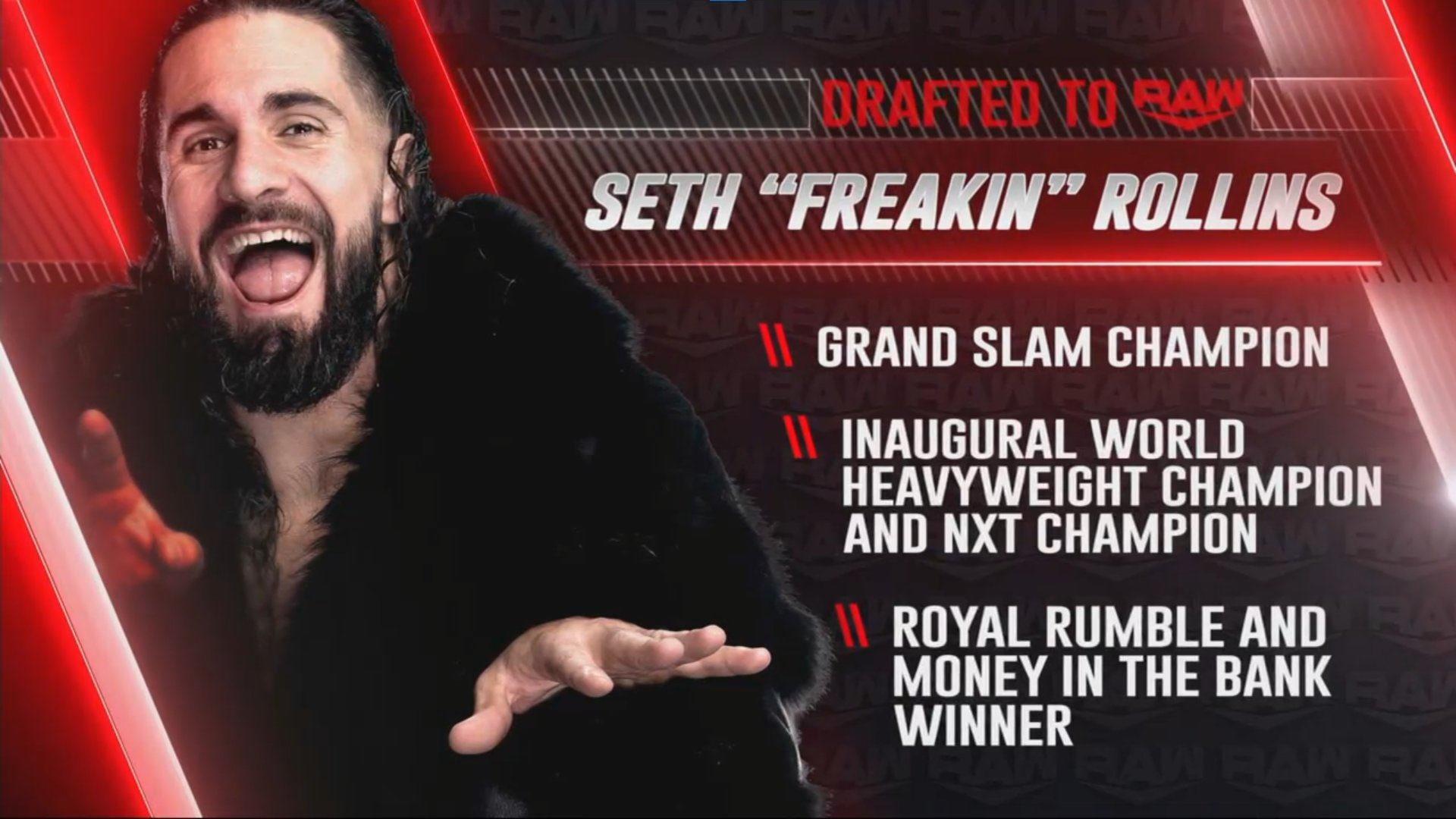 WWE Draft: Seth Rollins Will Remain on Raw