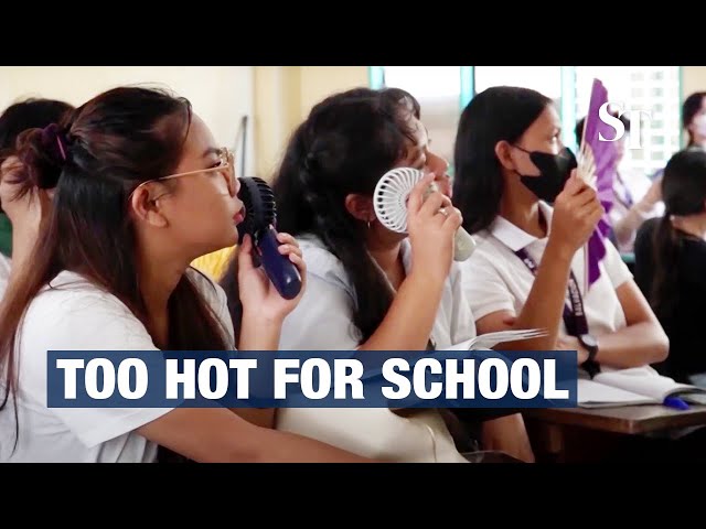 Schools in the Philippines suspend classes because of sweltering heat