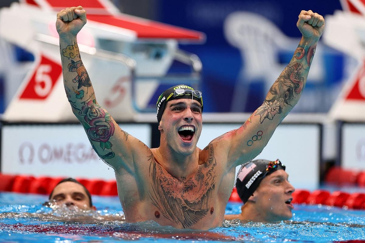 Brazilian swimmer Fratus, feted for Tokyo bronze joy, to miss Paris