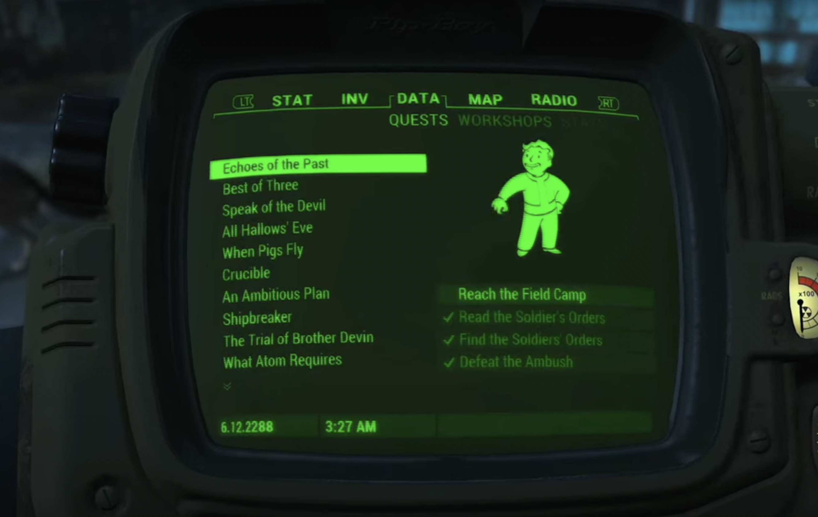 Fallout 4 Echoes of the Past Quest Guide