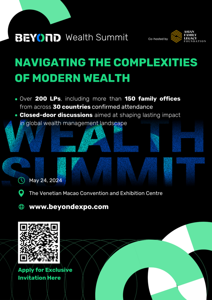 BEYOND Expo and Asian Family Legacy Foundation to co-host exclusive Wealth Summit