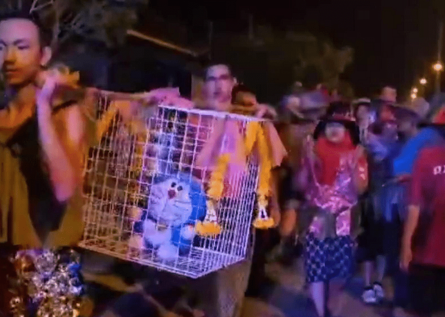 Thai villagers turn to anime character Doraemon for rain-making ritual