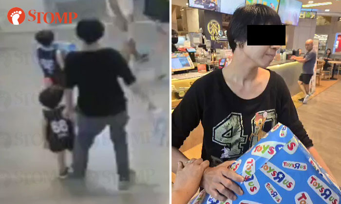 Woman tries to escape after tripping young boy at United Square 'for no reason'