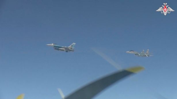 US and Russian warplanes come face-to-face as two of Putin's nuclear bombers spotted near Alaska