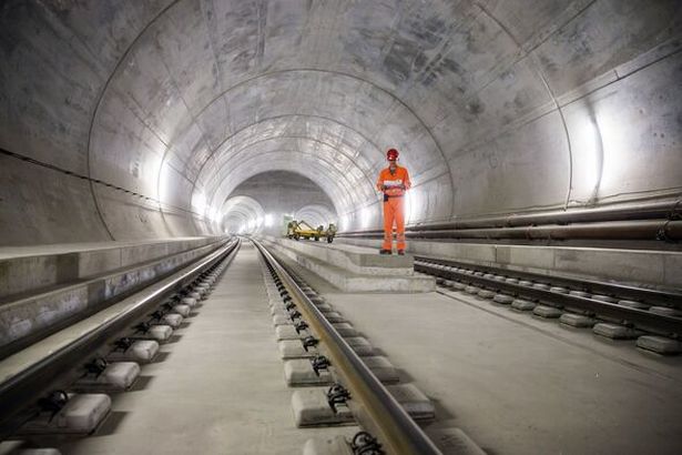 Inside the world's deepest tunnel that's 35 miles long and cost a staggering £9.6bn to build