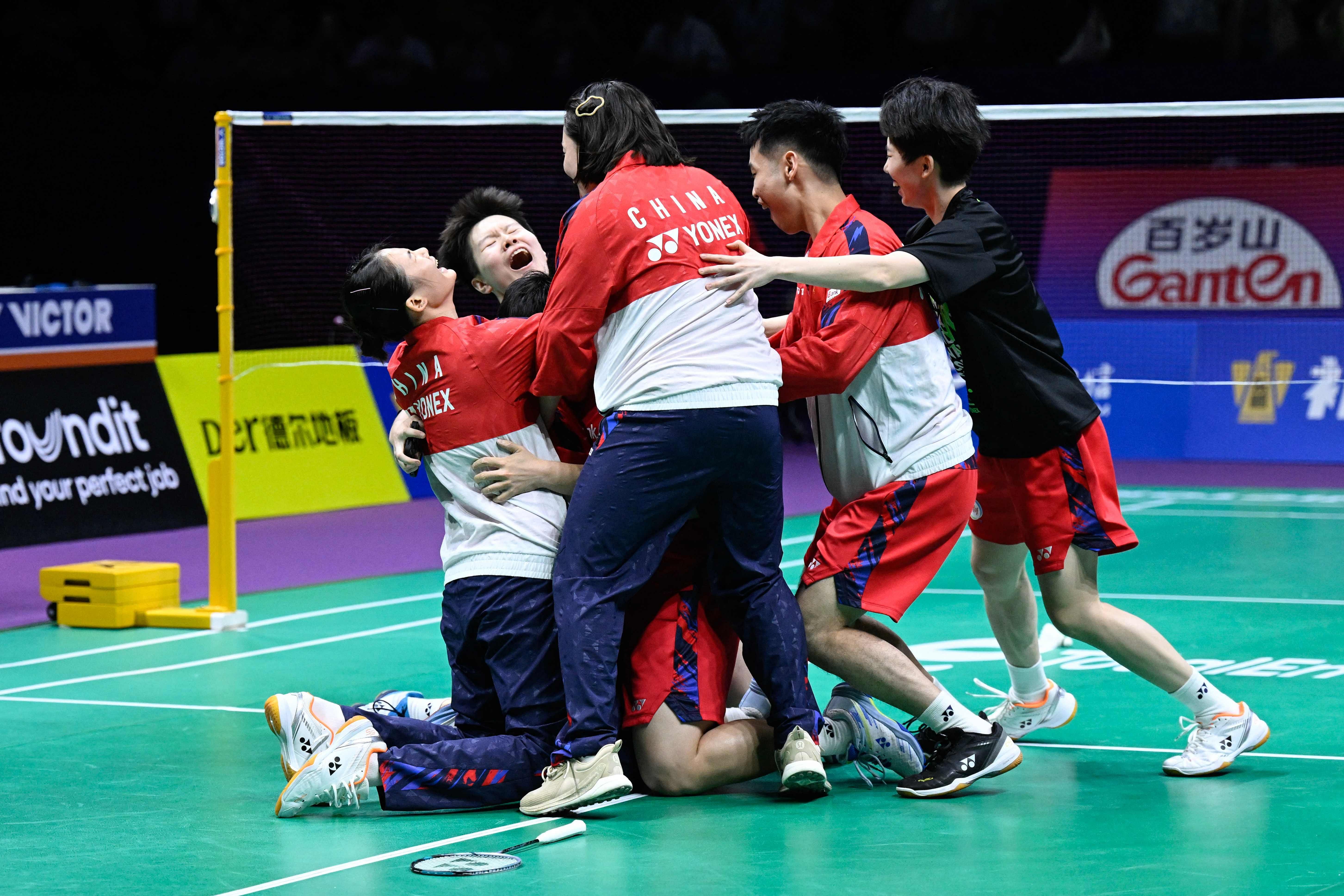 China whitewash Indonesia to claim their 16th Uber Cup title
