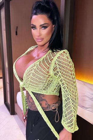 Katie Price shows off agonising boob job and pout after 'Bratz Doll' cosmetic work