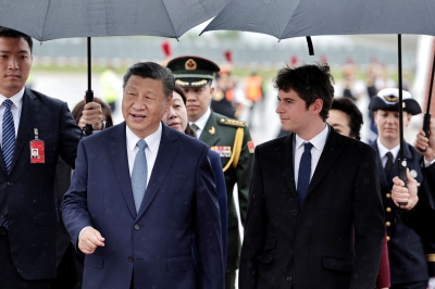 China’s Xi praises French ties as Macron prepares to talk trade