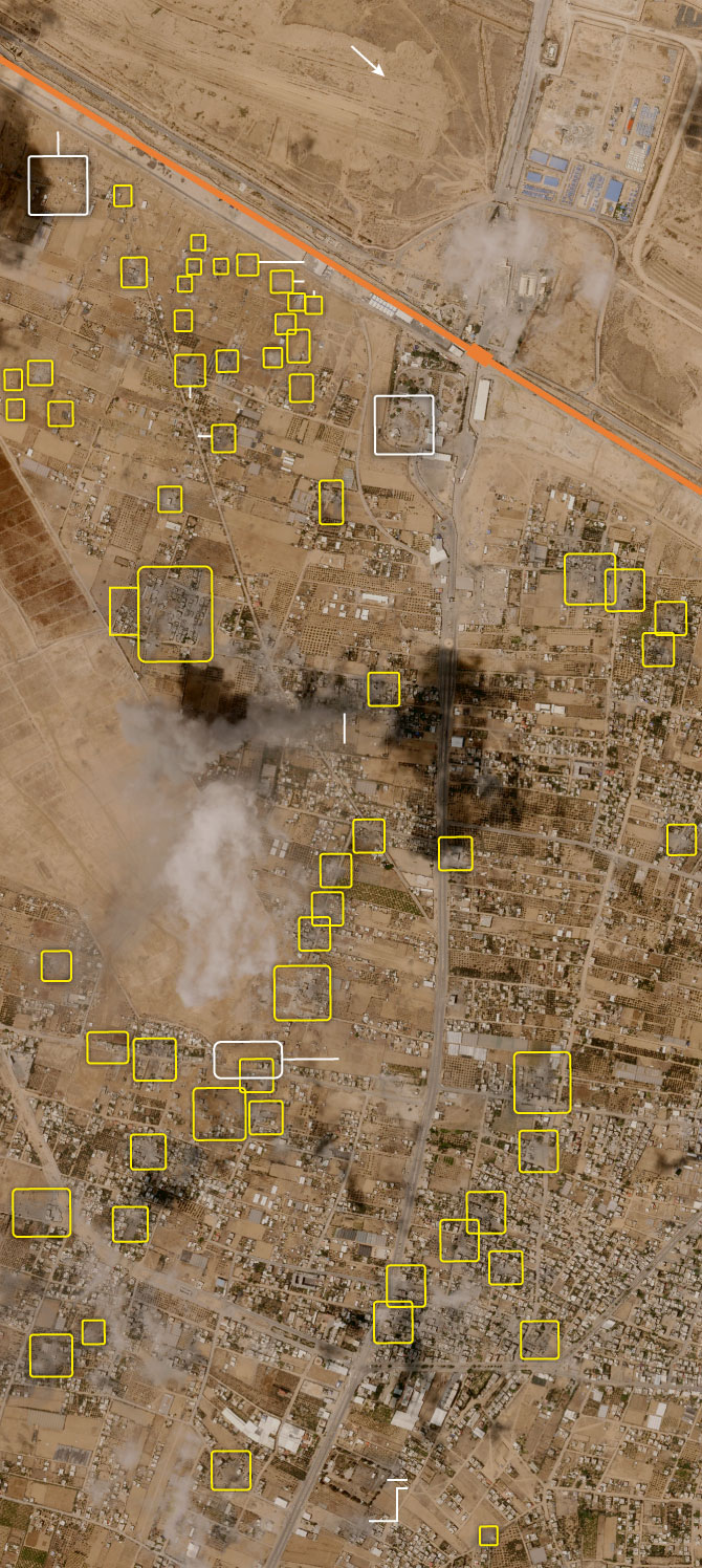 A Satellite View of Israel’s New Front in Gaza