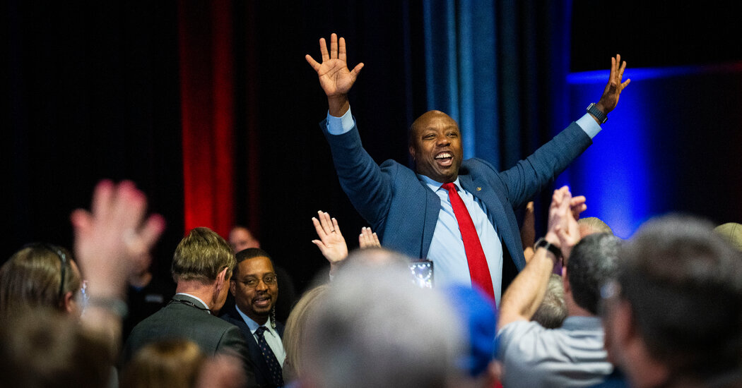 Tim Scott Fund-Raiser Includes Trump-Resistant Donors as V.P. Race Heats Up