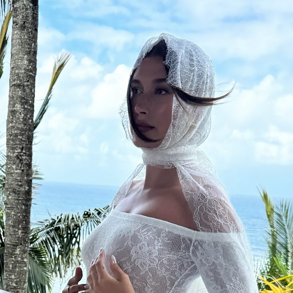 Pregnant Hailey Bieber Shares Behind-the-Scenes Photo From Her and Justin Bieber's Maternity Shoot