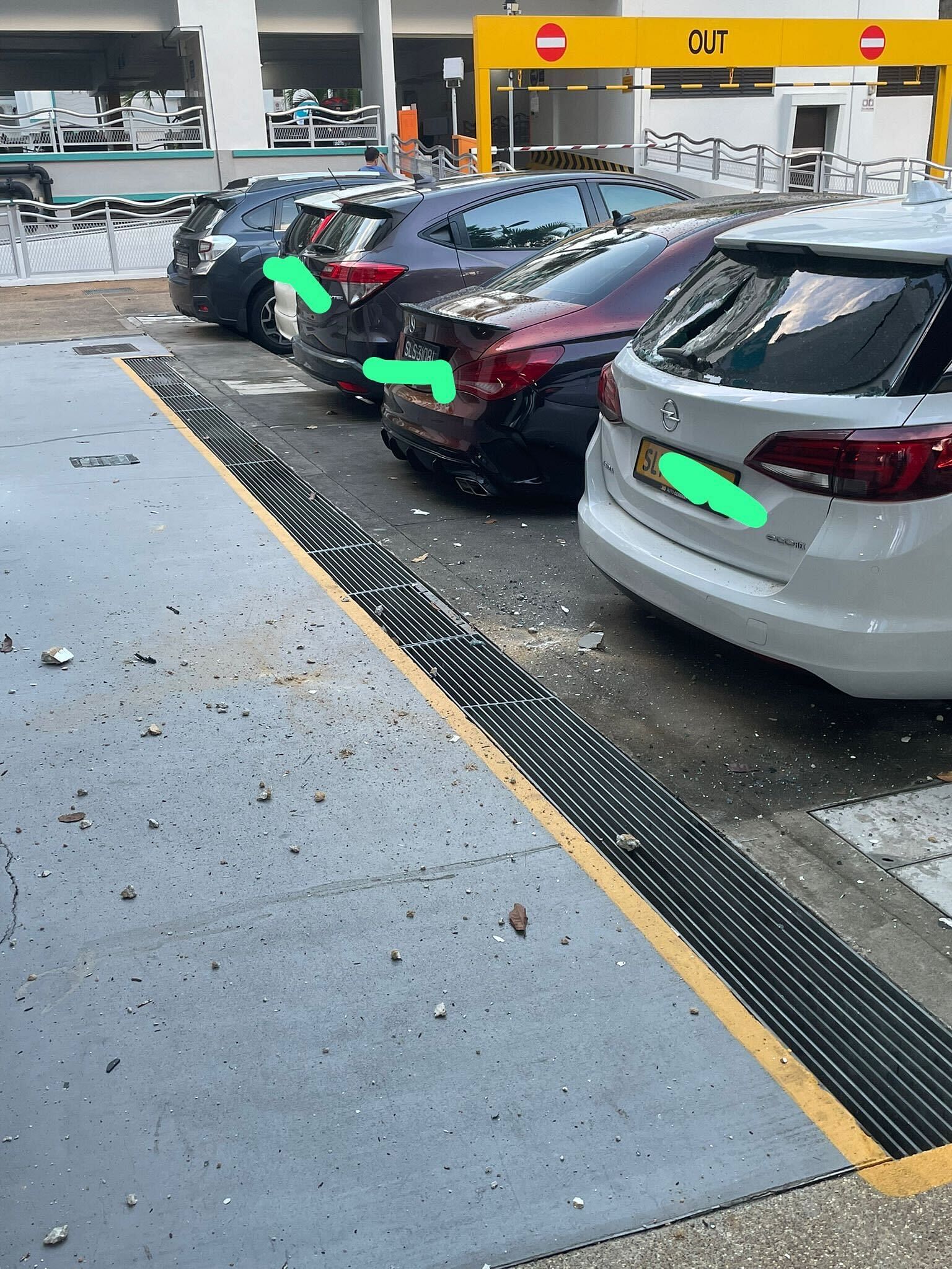 Marine Parade Town Council to step up checks after falling concrete from HDB roof damages car