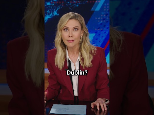 The Dublin-NYC portal turned into chaos but Desi Lydic has a heartfelt message for our Irish friends