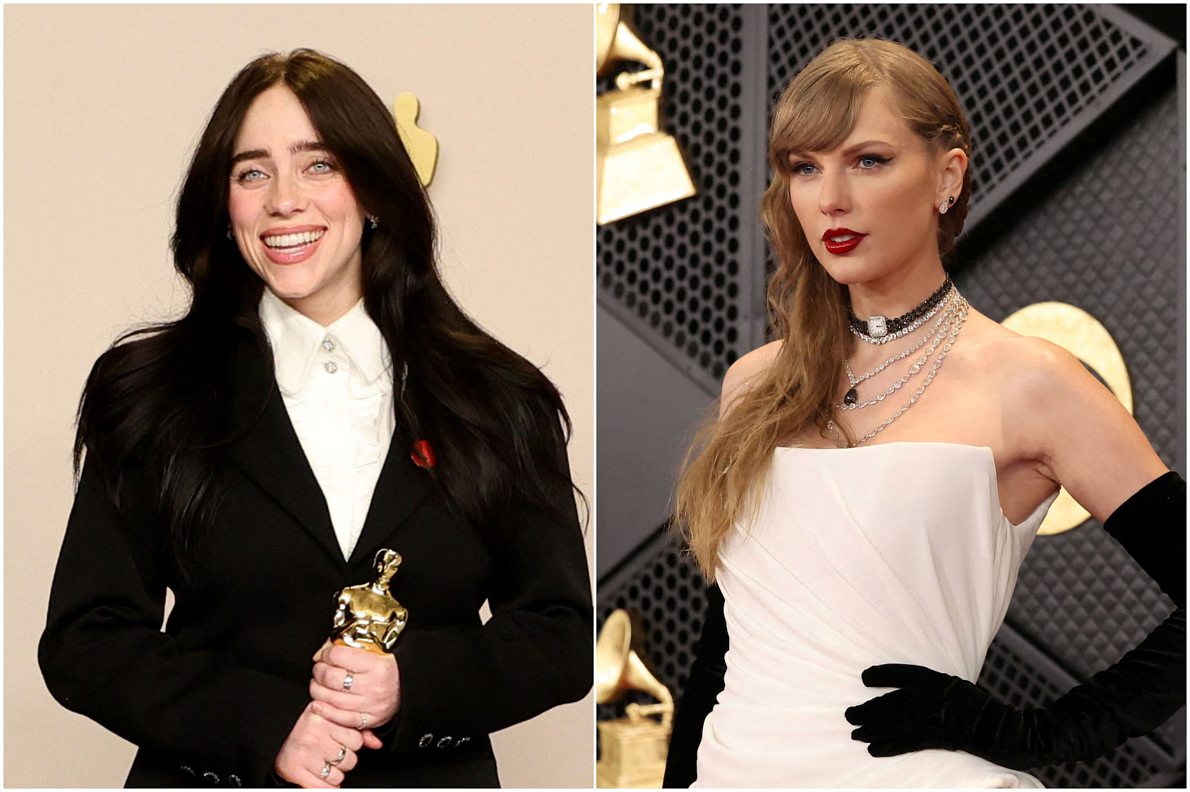 Pop stars Billie Eilish and Taylor Swift race for No. 1 on Billboard chart