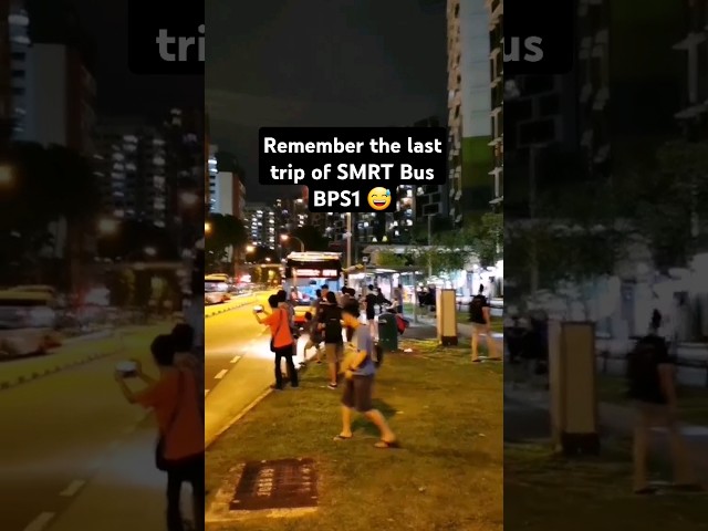 Who remembers this old SMRT Bus Service [LAST TRIP]