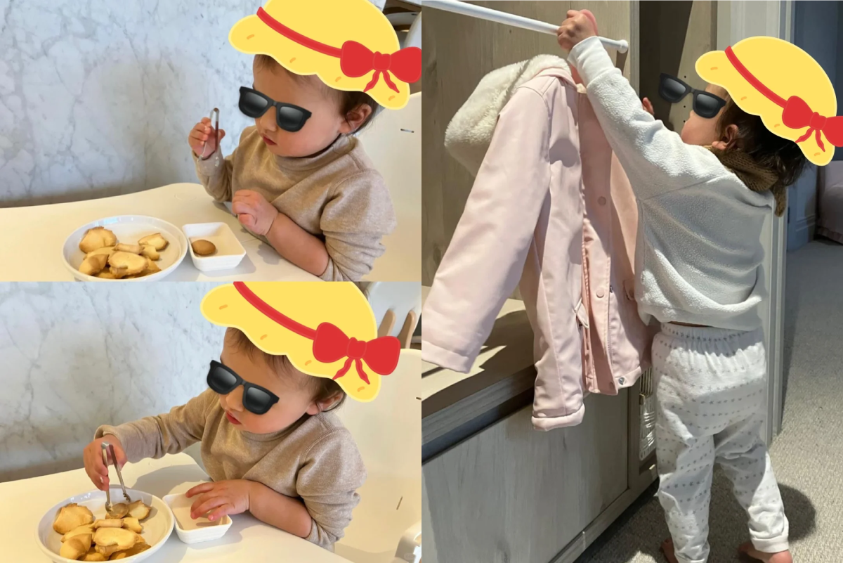 Jay Chou's daughter Jacinda, 2, captivates netizens by trying household chores and cooking