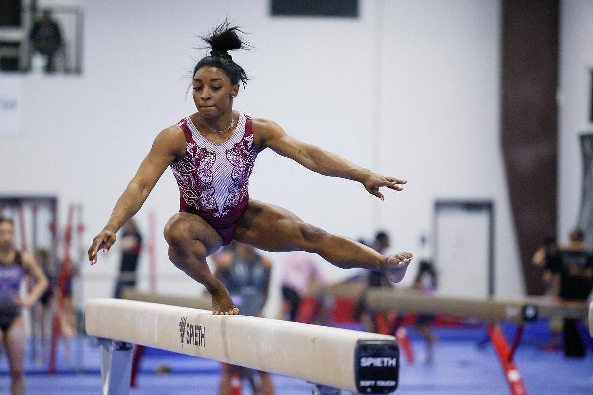 Simone Biles eyes ninth all-around title at US gymnastics championships
