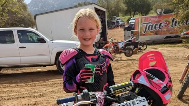 Nine-year-old motocross rider dies in 'freak accident' racing at track