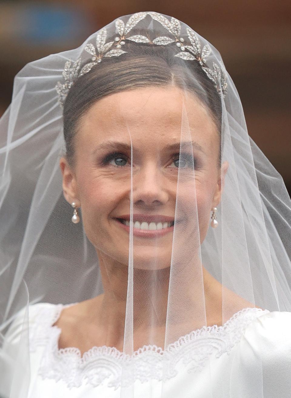 The meaning behind Olivia Henson’s Fabergé tiara for her wedding to the Duke of Westminster