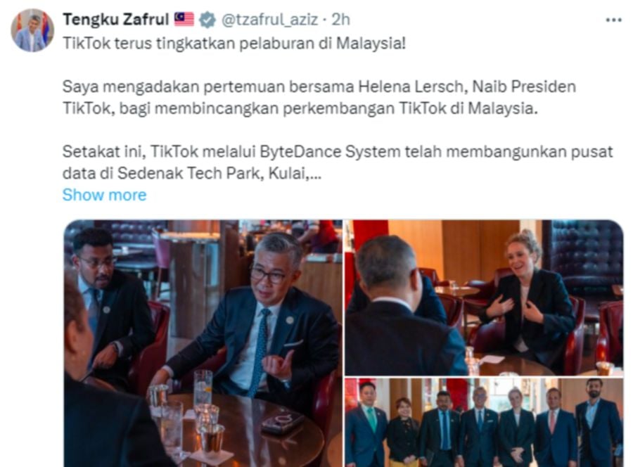 Bytedance plans RM10 bln investment to make Malaysia an AI hub