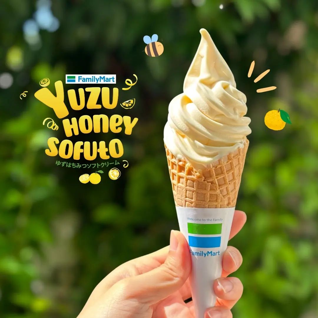 FamilyMart Malaysia Releases New Yuzu Honey Sofuto In Cone, Cup, Pint & Milkshake