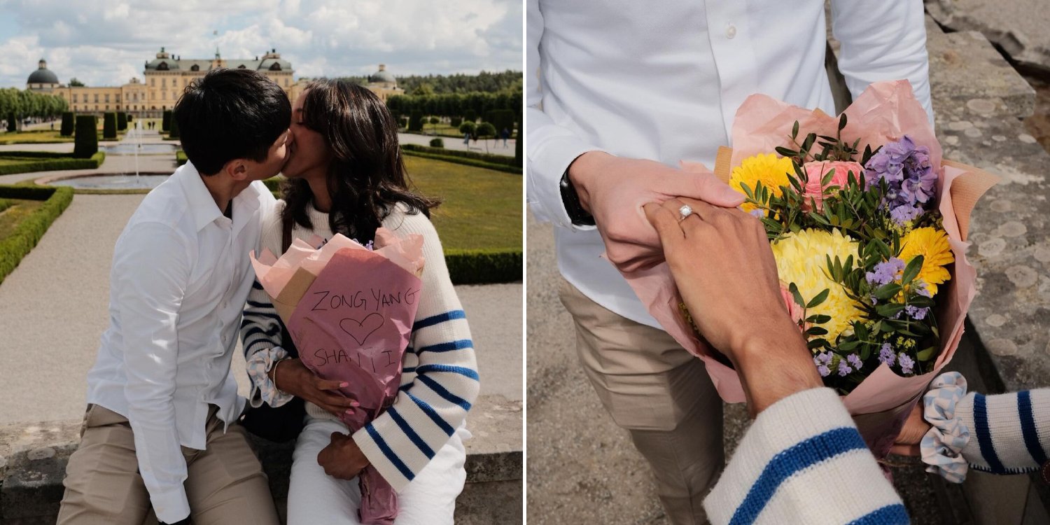 Shanti Pereira announces engagement to former national sprinter tan zong yang