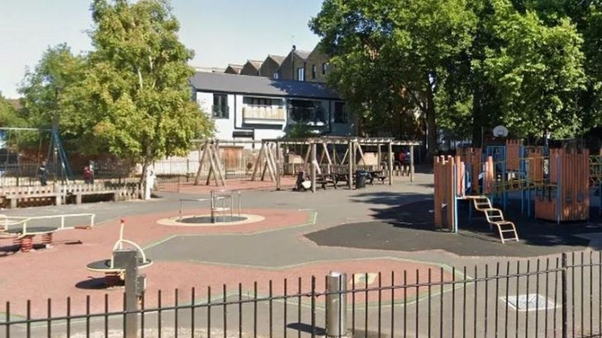 Boy's skull visible through wound after playground climbing frame 'snaps in two'