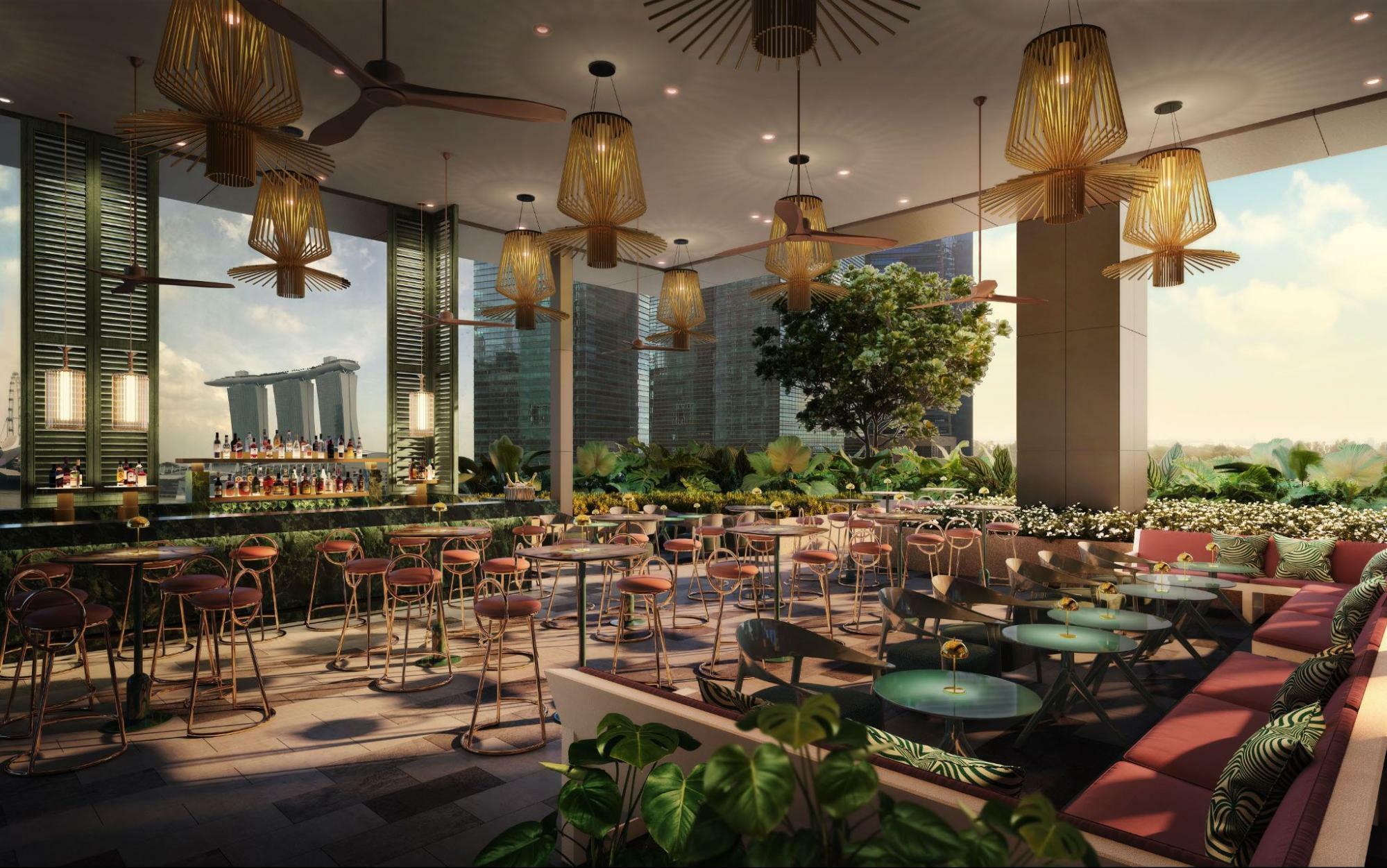 There’s a swanky new Italian restaurant and rooftop bar in Singapore’s Shenton Way area