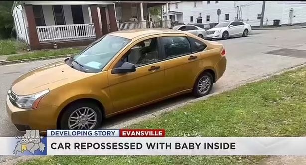 Indiana mum's horror as man takes her car for repossession unaware 7-day-old baby was still inside