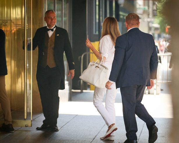 Melania Trump steps out in style at Trump Tower after weeks away from spotlight