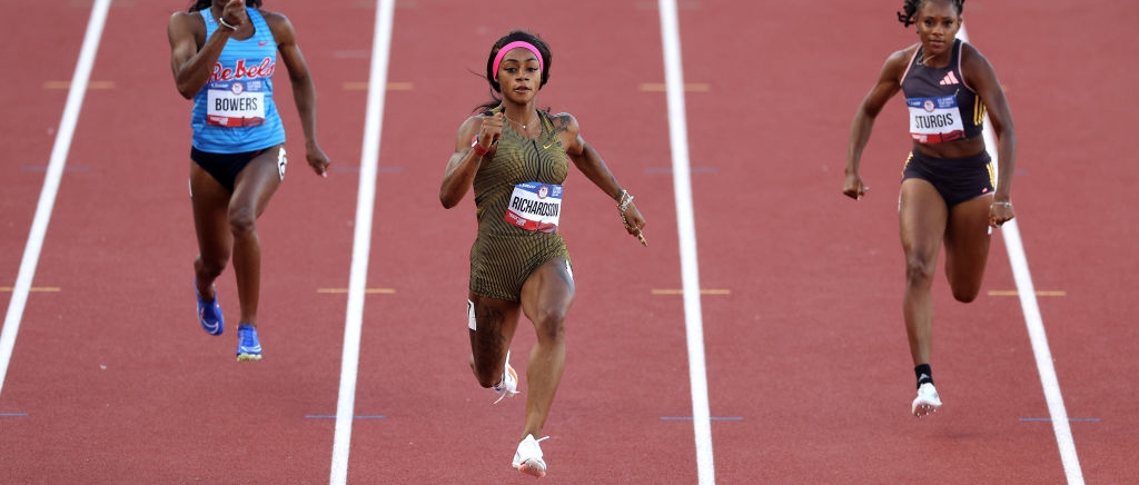 Sha’Carri Richardson Ran A 10.88 To Win Her Heat At US Olympic Trials With An Untied Shoe