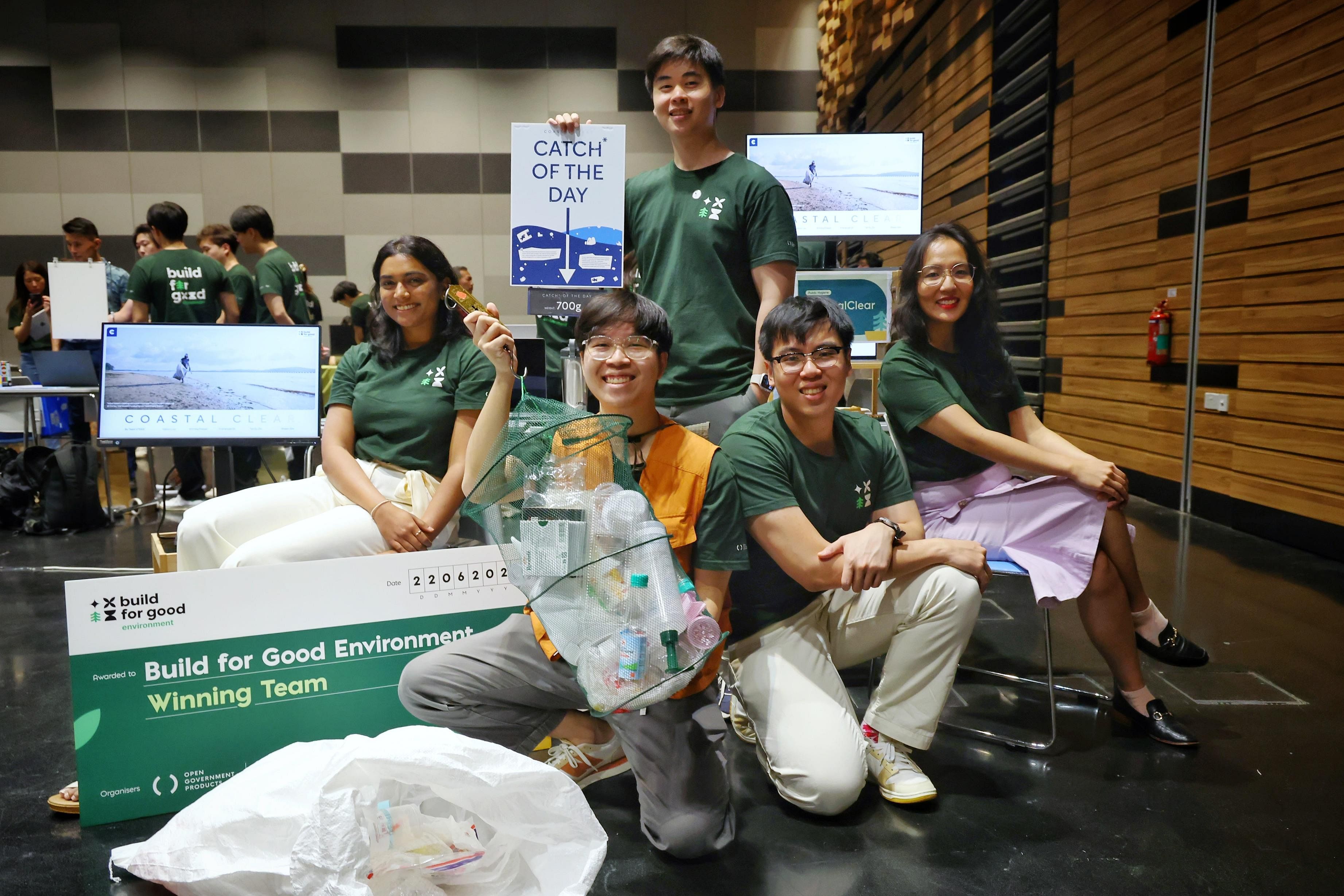 Project for coastal clean-ups among winners of sustainability hackathon held at SMU