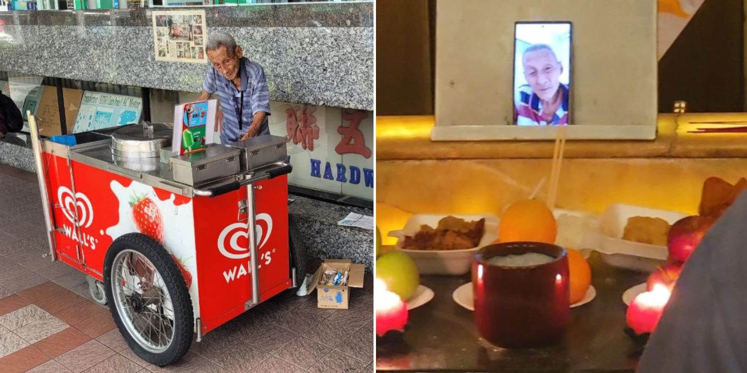 SIM lim ice cream uncle dies aged 92, cremated quietly at mandai