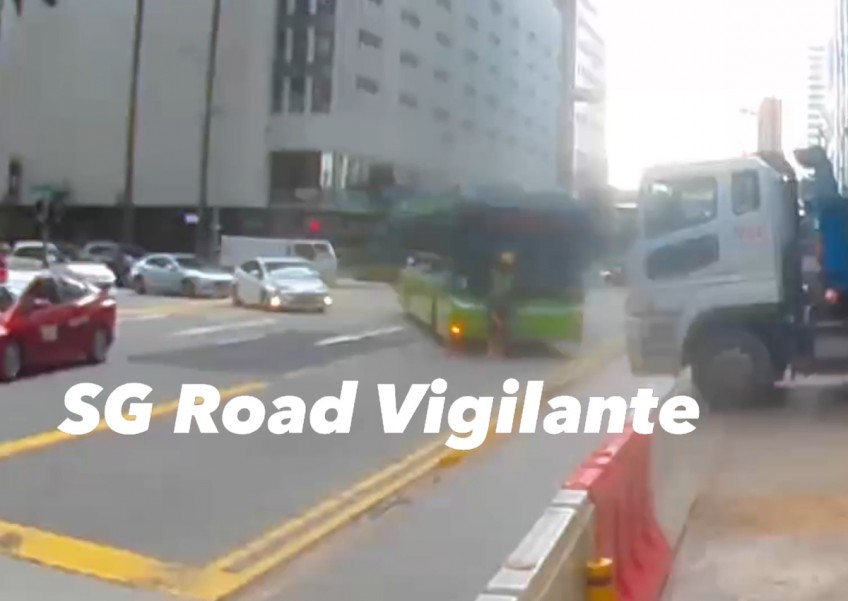 'Narrowly escaped death': Construction worker gets to his feet after being hit, run over and dragged by bus