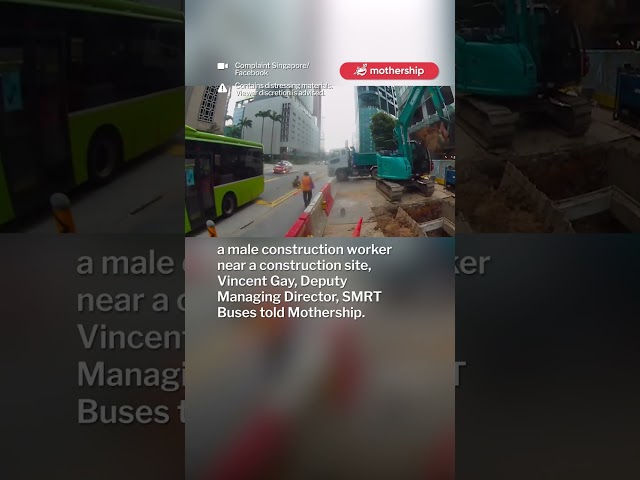 Construction worker sent to hospital after getting hit by bus along Anson Road, driver suspended