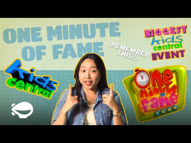 One Minute Of Fame was Singapore's best reality TV show | Memory Unlocked