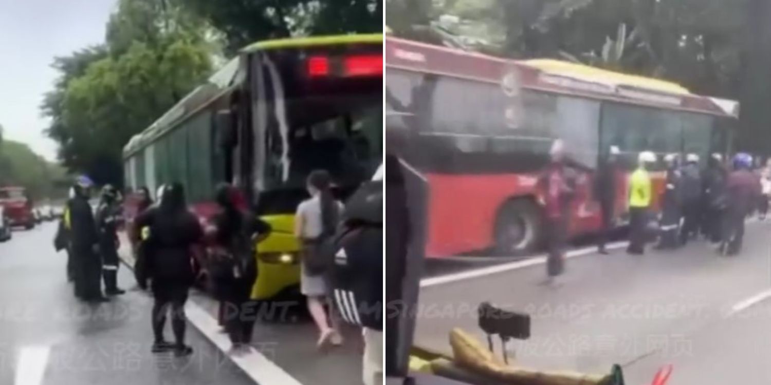 23-Year-old motorcyclist dies after accident with bus on BKE
