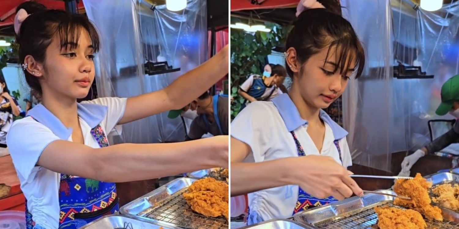 Blackpink’s lisa lookalike seen selling fried chicken in thailand, says She’s interested in showbiz