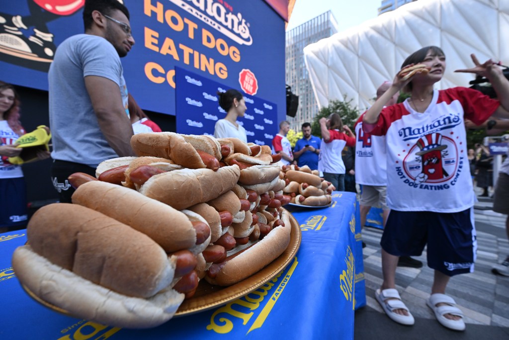 Nathan’s July 4 hot dog eating contest at Coney Island is anyone’s game after Joey Chestnut ban