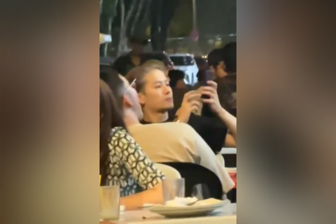 HK actor Bosco Wong and K-pop star Jackson Wang spotted in Malaysia