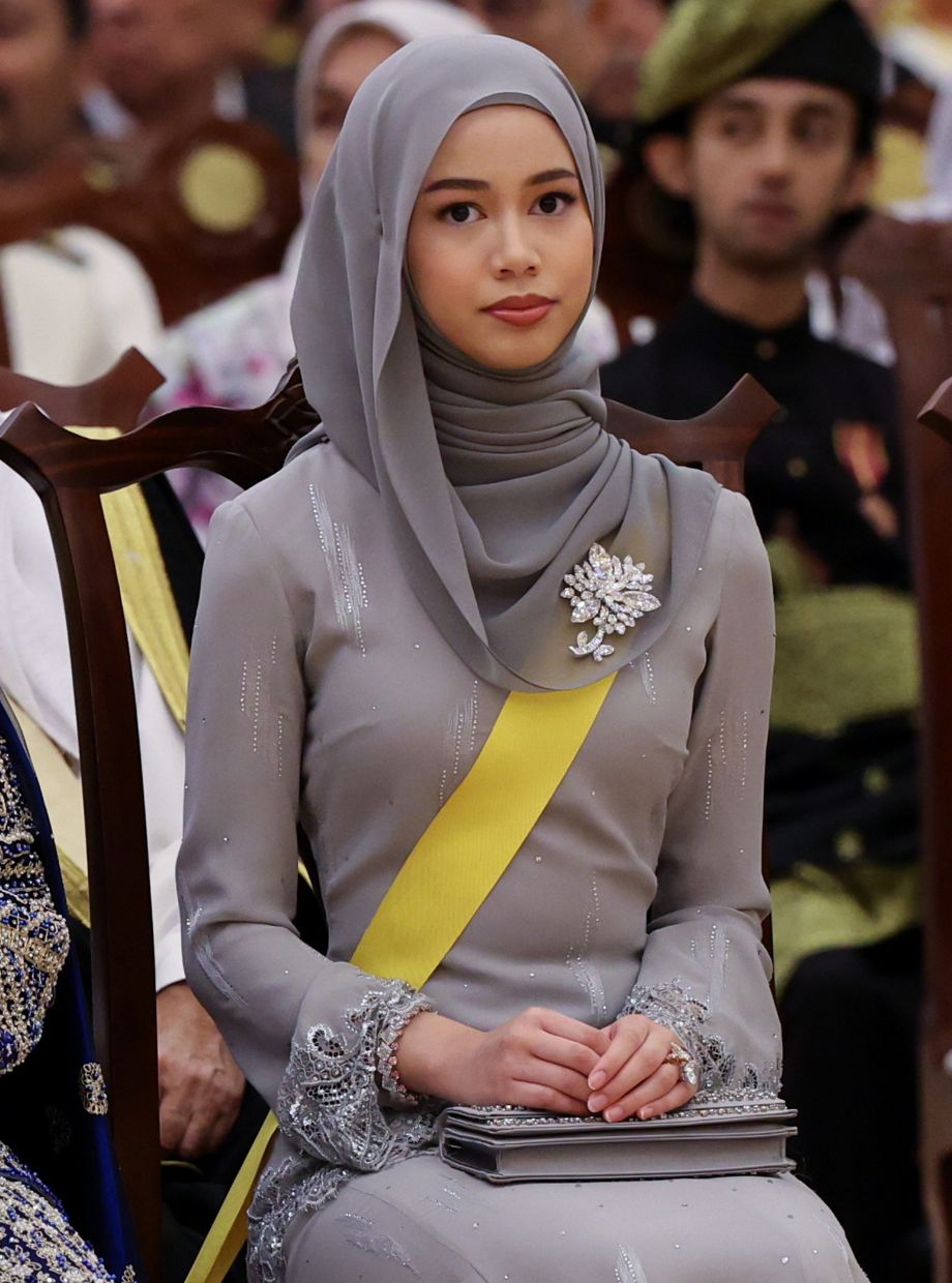 Princess Ameerah of Brunei catches eye of Malaysians during King’s installation