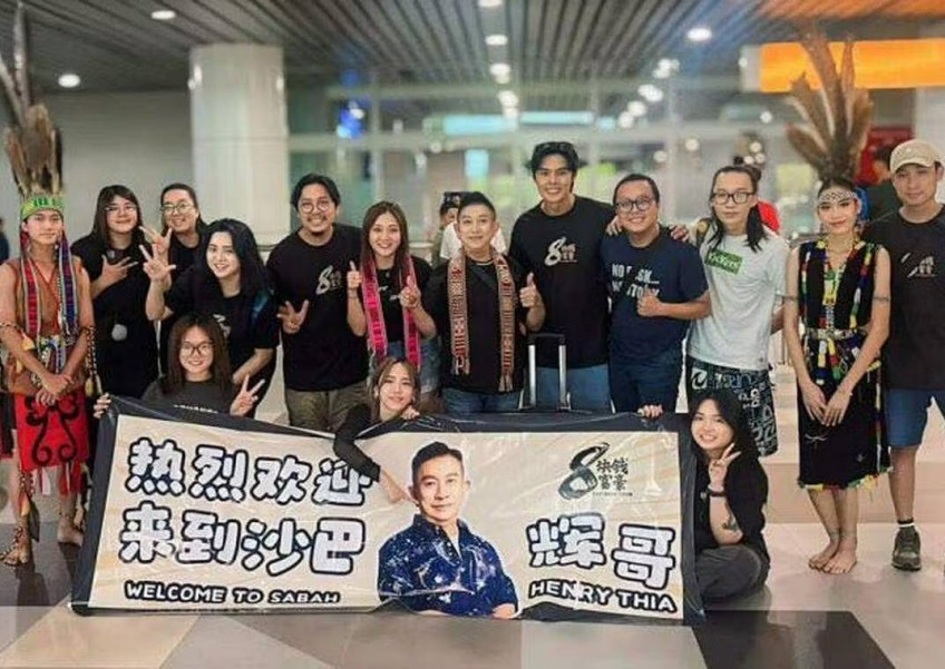 Henry Thia flies to Sabah for filming, elated by 'superstar welcome'