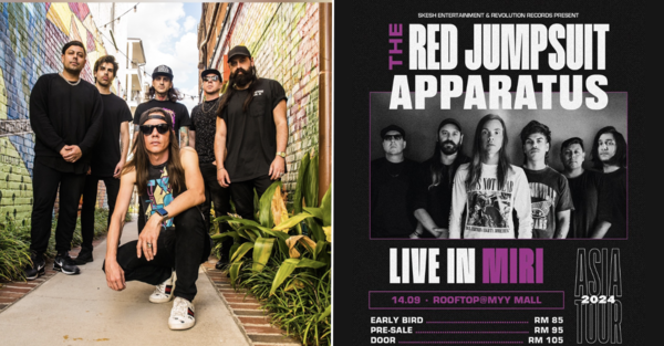 The Red Jumpsuit Apparatus Is Coming To Sarawak This September