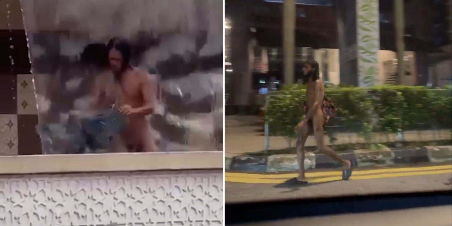 Police on the hunt for man WHO bathed naked in KL fountain