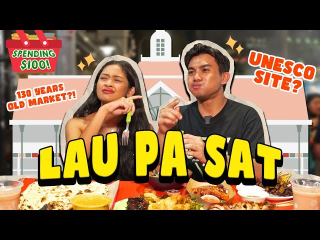 Spending $100 at Lau Pa Sat | Eatbook Vlogs Taste Testers | EP