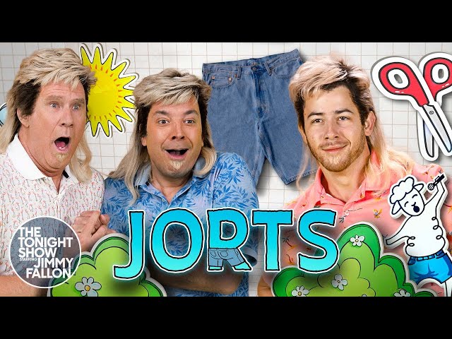 Will Ferrell, Nick Jonas and Jimmy Perform a Song About Jorts | The Tonight Show