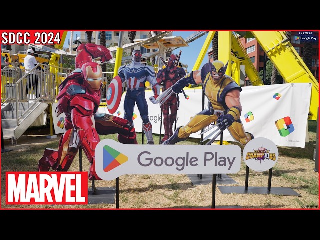 Experience GooglePlay's Wheel of Champions at SDCC 2024