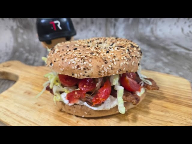 Simple Everything Bagel BLT