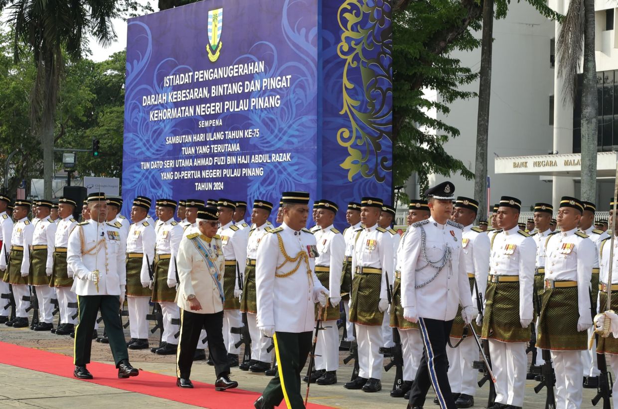 17-gun salute marks start of Penang investiture ceremony